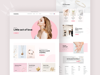 Pandora website unofficial redesign app app design design ecommerce ecommerce app ecommerce design ecommerce shop responsive responsive design ui ui ux ui design uidesign ux web website website design