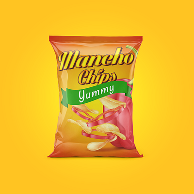 Chips Packaging Design abstract branding design flat graphic graphic design illustrator package packaging packaging design photoshop procreate vector