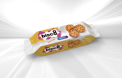 "Bisc8" Biscuit Logo Design branding design flat graphic graphic design illustrator logo logo design minimal vector