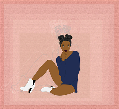 Fashion 2021 design girl graphicdesign illustration illustrator vector