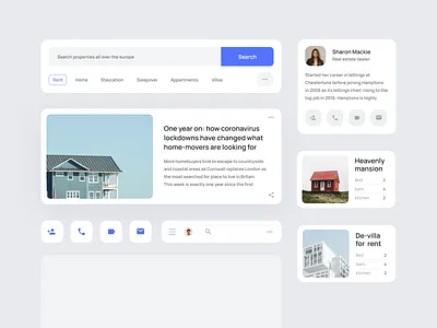 Components Library app ui app ui kit app ux appuiux buy dashboad real estate real estate agent real estate branding realestate realestate logo realestate portal realestatelife realistic sell webapp webapp design webapplication webapps