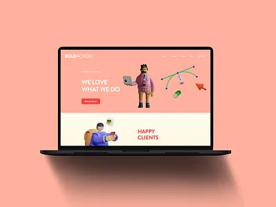 Agency Website agency agency website branding concept design ui webdesign website