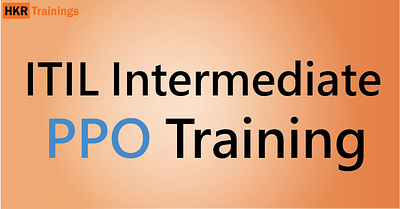 ITIL intermediate PPO training &certification course itiltraining ititlcourse