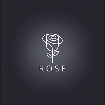 rose logo animation art branding design graphic design icon illustration illustrator logo vector