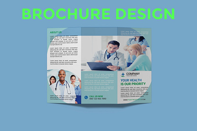 I will design a clean professional trifold brochure bio fold brochure brochure design professional brochure trifold
