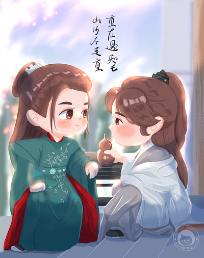 山河令 word of honor ipad word of honor 可爱 山河令 手绘