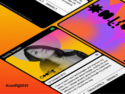 Config 2021 - Camila Yamada config2021 design figma ui ux