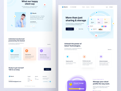 Cloud Storage Landing-Page. 2021 ui trend app resource besnik design resource design trend icon resourc landing page product design ui hut ui resource ui trend uiux design ux resource web app resource web resource web ui website design