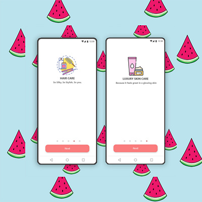 Beauty Store Mobile App UI Design adobe xd app branding design figma ui ui design uidesign uiux ux