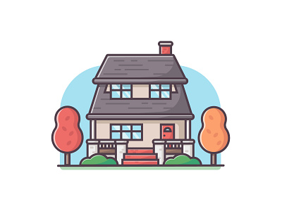 Family House branding design design inspiration flat design home house illustration illustrator vector vector art vector illustration