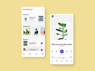 podcast mobile ui concept app design clean ui concept design minimal mobile app mobile app design mobile design mobile ui podcast ui ui design uidesign web design