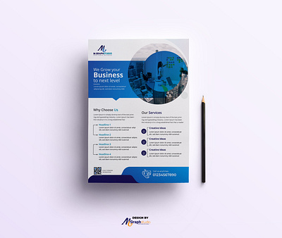 Business corporate flyer or leaflet design template business flyer corporate flyer digital flyer flyer flyer artwork flyer design flyer template leaflet poster print materils professional promotional flyer