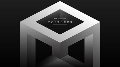 Postgres Splash 5 blackandwhite brand branding design event event branding future technology typogaphy vector