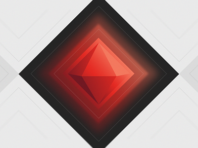 Diamonds are forever 2danimation abstract animation black and white cyber diamon digital grey it red