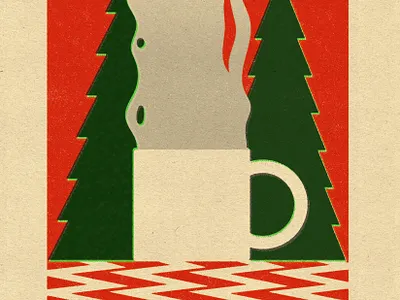 Coffee Cup Loteria Card / Twin Peaks coffee illustrator loteria photoshop twin peaks