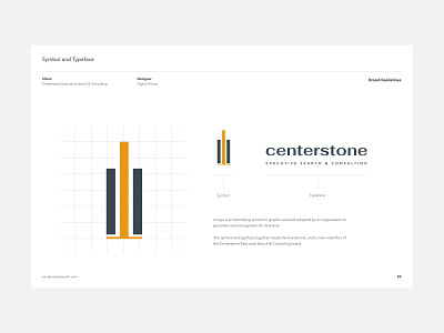 Brand Guidelines for Centerstone Executive Search brand guideline brand guidelines