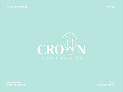 Crown - Daily Logo Challenge branding dailylogochallenge design illustration logo minimal typography