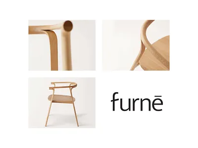 Furne brand identity branding chair company furniture japan kharkiv logo logo designer mark mark icon emblem modern minimal flat shape new york shop ukraine usa wordmark