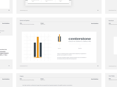 Brand Guidelines for Centerstone Executive Search brand brand book brand guideline brand guidelines brand guides brand identity branding guidelines identity design logo logodesign