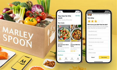 👀 Anyone's hungry? appdesign design foodie marleyspoon product productdesign startup us