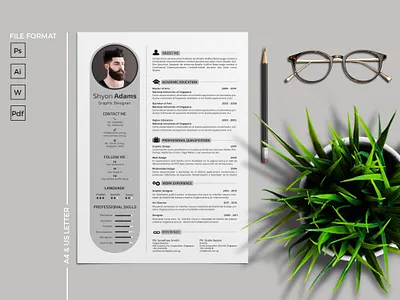 Resume with cover letter cover letter design concepts editable resume modern resume resume resume design resume template resume template word