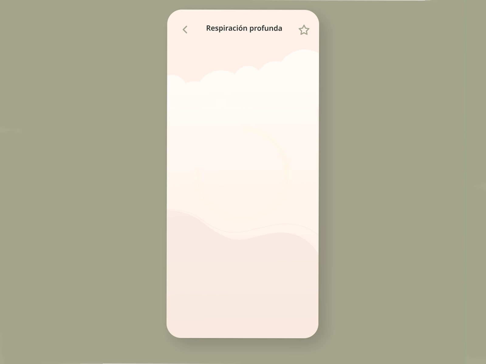 Respiración profunda after effect app design figma meditation ui