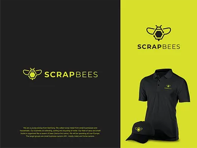 SCRAPBEES aplication appdesign applogo beelogo behance dribbble icon logoart logoawesome logobrand logopassion logoplace logos logoshift metal technology