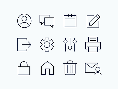 FREE ICONS! design download free freebies icons icons design icons set kevinmoran monoline svg ui vector