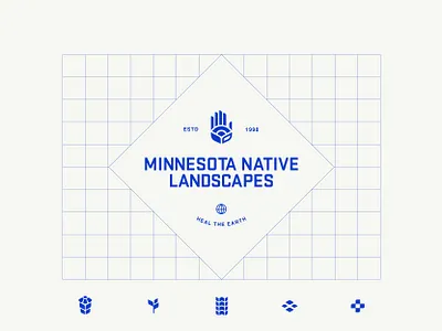 MNL Branding branding design earth hand icons landscape typography