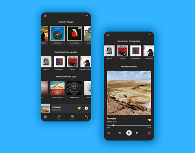 Daily UI * Day 09 * Music player app dailyui figma mobile ui music player ui uidaily uidesign