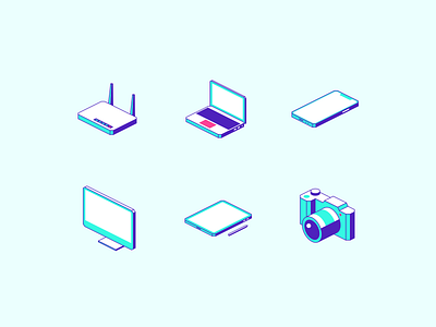 Isometric Devices devices icon isometric