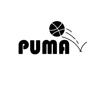 Puma basketball brand brand identity downsign dribbble logo design logodesign puma sport sports design