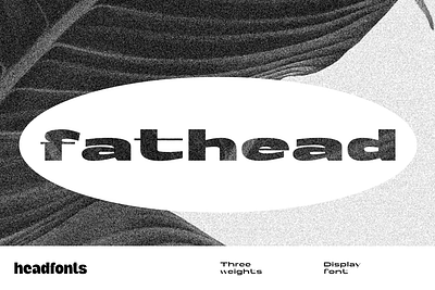 Fathead Display Font display font font font design headline font industrial font industrialdesign modern design retro sans serif font texture typeface typewriter typography