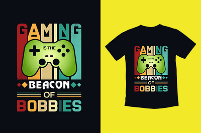 Gaming T Shirt Design branding branding design design gaming t shirt t shirt design t shirt design vector t shirt designer t shirts tshirt design tshirtdesign tshirts vector