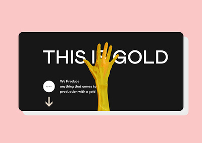 Landing Page black gold 404 error 404 error page awwwards design designinpiration gold illustration landingpage liquids modern design modernism typography