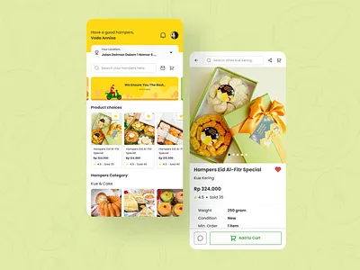 Hampers Mobile Apps app design mobile mobile app mobile design mockup ui ux
