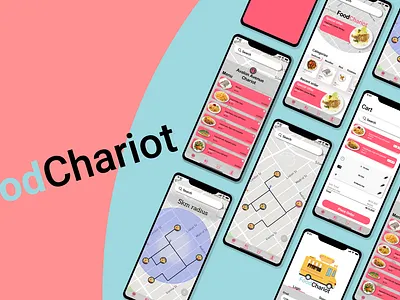 FoodTruck branding design food app ui ui design