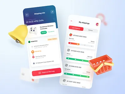 Delivery App Concept 3d app app logo concept delivery delivery app delivery service dribbble gamepad icons illustration interface ios mobile ps5 store ui ukraine ux