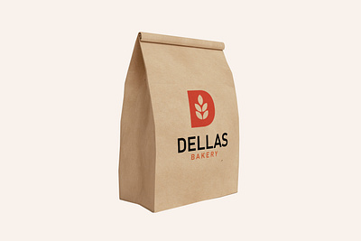 Brand identity For Dellas Bakery branding design minimal