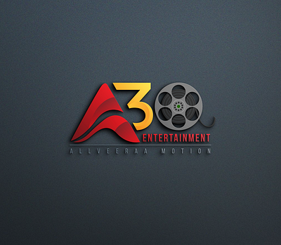 A30 Entertainment 3dlogo logodesign