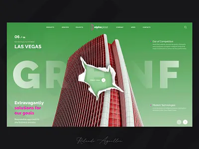 Alpha Plast III architecture building las vegas ui ux web webdesign website