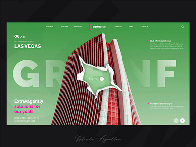 Alpha Plast III architecture building las vegas ui ux web webdesign website