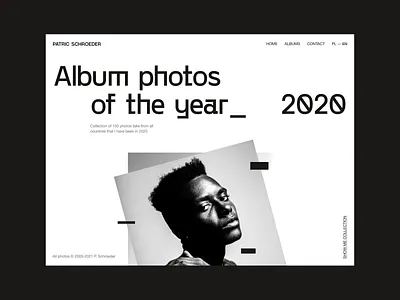Photographer portfolio clean concept design editorial editorial design editorial layout layout minimal minimalist modern photography portfolio ui web web design website