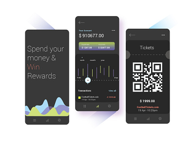 MoneyApp app cost mobile mobile app mobile ui money number spend tickets