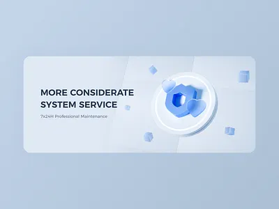 Backstage Web Banner type1 baner c4d clean ui website