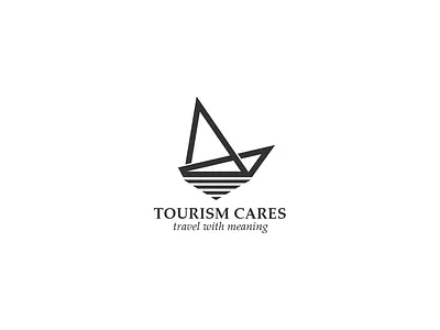 Tourism Cares brand identity branding logo logo design minimalistic