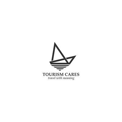 Tourism Cares brand identity branding logo logo design minimalistic