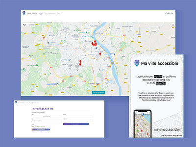 Site web/ web app communication mavilleaccessible projetétudiant ui ux web app website