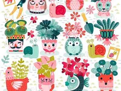 Plant lover illustration design editorial illustration gardening icon illustration illustration indoor plants logo illustration pattern illustration plant illustration planter planters illustration planting plants sticker art vector