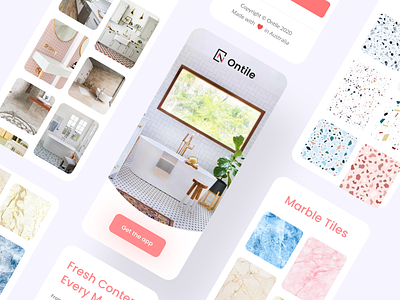 Ontile Australia australia figma minimal ui ux webdesign